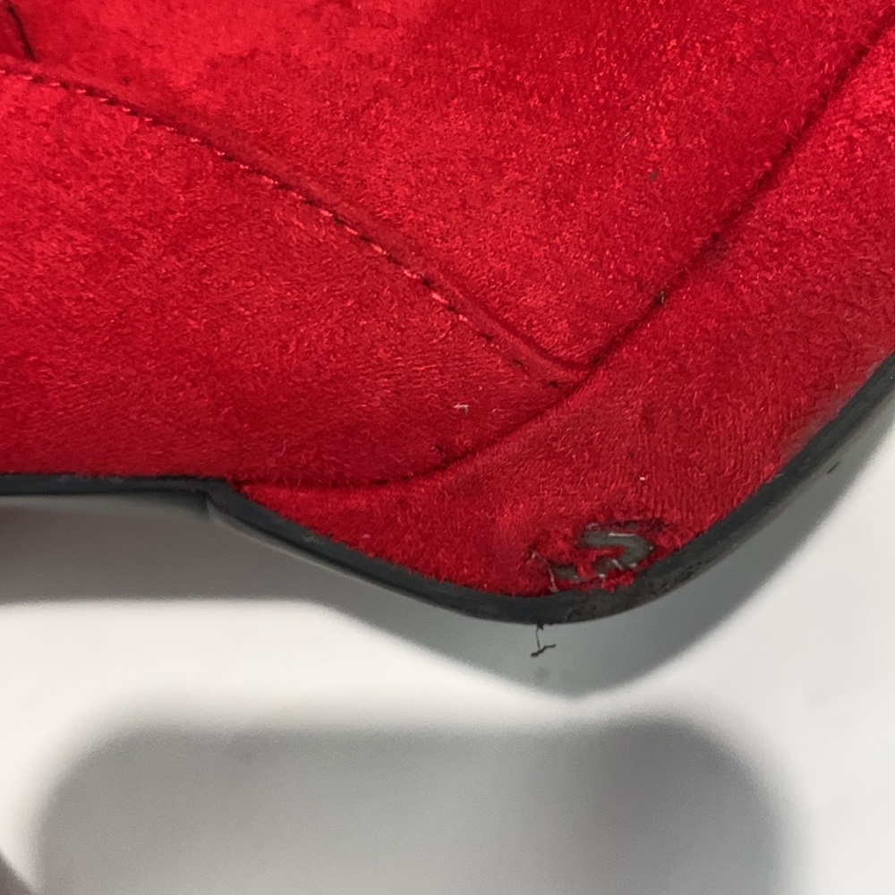 IMPO Red Booties Slight Platform Size 9.5 - Picture 6 of 16